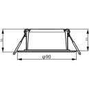 Philips 8720169173620 LED Einbauleuchte Meson | 5,5W integrierte LED-Quelle | 550/380 lm | 4000K
