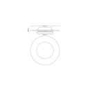 Philips 8720169195172 LED Deckenleuchte Garnet | 30W integrierte LED-Quelle | 3100 lm | 2700K