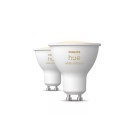 Philips Hue 8720169230033 LED intelligente Lampe | 4,2W GU10 LED | 400lm | 2200-6500K