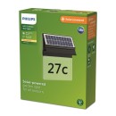 Philips 8720169265462 LED solar Außenwandleuchte Enkara | 0,2W integrierte LED-Quelle | 17lm | 2700K
