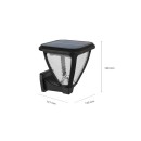 Philips 8720169265707 LED solar Außenwandleuchte Vapora | 1,5W integrierte LED-Quelle | 200lm | 2700K