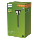 Philips 8720169265721 LED solar Erdspießleuchte Vapora | 1,5W integrierte LED-Quelle | 200lm | 2700K