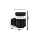Philips 8720169266599 LED Außenwandleuchte Laven | 6W integrierte LED-Quelle | 720lm | 2700K