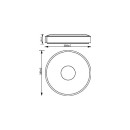 Philips 8720169301290 LED Deckenleuchte Coiner  | 24W integrierte LED-Quelle | 2700lm | 2700K