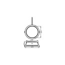 Philips 8720169308169 LED Einbauleuchte Diamond Cut | 4,8W integrierte LED-Quelle | 800lm | 3000K