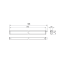 Philips 8720169510395 LED Wandleuchte Projectline Batten | 6,5W integrierte LED-Quelle | 750lm | 3000+4000+6500K