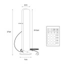 Zuma Line 003064-029594 LED Tischlampe TORP integrierte LED-Quelle