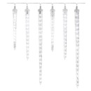 Emos DCPC06 LED-Weihnachtsgirlande Symbole 6 Stück 2 m 160 LED | 3,6w | IP44 - kaltweiß, klar