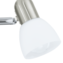 Eglo 90986 Deckenaufbauleuchte Enea 3x40W | E14 - Nickel matt