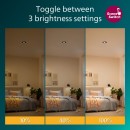 Philips 8721103037978 LED Einbauleuchte Cilantro  | 5W integrierte LED-Quelle | 500lm | 2700K | schwarz