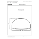Lucide L104504730 Pendelleuchte MADUKA  E27