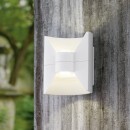 EGLO 93367 REDONDO LED-Außenwandleuchte IP44 weiß 2x2,5W (380lm)