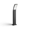 Philips 8721103110053 LED Wegeleuchte Splay | 4W integrierte LED-Quelle | 800lm | 2700K | anthrazit
