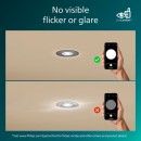 Philips 8721103037992 LED Einbauleuchte Cilantro  | 5W integrierte LED-Quelle | 550lm | 4000K | schwarz