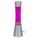 Rabalux 7030 Minka Lava Tischleuchte 1x20W | GY6.35 - Silber, Rosa