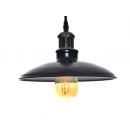 LEDKO 00350 Pendelleuchte 1x40W | E27 - schwarz