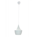 LEDKO 00344 Pendelleuchte 1x40W | E27 - weiß