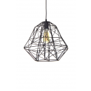 LEDKO 00376 Pendelleuchte 1x40W | E27 - schwarz