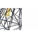 LEDKO 00376 Pendelleuchte 1x40W | E27 - schwarz