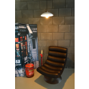 LEDKO 00363 Pendelleuchte 1x40W | E27 - weiß