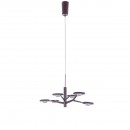 Italux AD16014-6B DARK COFFEE LED-Pendel-Deckenleuchte Kresyda 21,6W | 1700lm | 3000.000 | IP20 - Kaffeefarbe