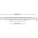 Philips 8719514432048 Ozziet LED-Deckenleuchte 1x22W | 2500lm | 4000K - dimmbar - SceneSwitch, schwarz