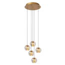 Lucide L134971502 LED Pendelleuchte DILENKO  | 5x3,5W integrierte LED-Quelle | 5x140lm | 2700K