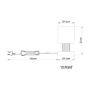 Globo ALEIDIS 15768T Tischlampe E27