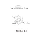 Globo ALWINA 48559-58 LED Deckenleuchte | 58W LED | 3190lm