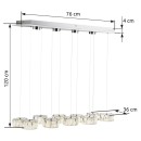 Globo 49350-92H LED Hängeleuchte Deckenleuchte Amur 1x96W | 4000K