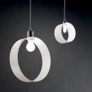 Ideal Lux 098975 Pendelleuchte Anello Anello Ring Ring 1x40W | E27 - weiß