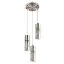 Globo 21000-3HN Pendel-Deckenleuchte Annika 3x25W | E27 - schwarz, nickel