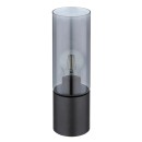 Globo 21000TB Tischleuchte Annika 1x25W | E27 - Tastschalter, schwarz, rauchfarben
