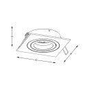 Zuma Line 003064-024587 Einbauleuchte CHUCK GU10