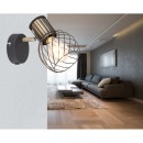 Globo 54013-1 Wandleuchte Argusto 1x40W | E27 - schwarz