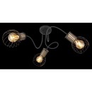Globo 54013-3 Deckenleuchte  Argusto 3x40W | E27 - schwarz