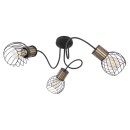 Globo 54013-3 Deckenleuchte  Argusto 3x40W | E27 - schwarz