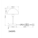 Globo 24009S Tischlampe ATOMA E14 | mit Schalter