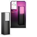 Philips Hue  8721103118455 LED Wegeleuchte Turaco  | 8W integrierte LED-Quelle | 1100lm | 2000-6500K | rgb - farbig | Dimmer | anthrazit