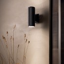 Ideal Lux 129440 Außenwandleuchte Base 2x28W| GU10 | IP44 - schwarz