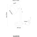 Globo 2485S Tischlampe BASIC E27 | mit Schalter