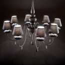 Ideal Lux 114224 Deckeleuchte Blanche 12x40W | E14 - weiß