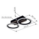 Globo 67360D2 LED Deckenleuchte BLEVINS | 15W integrierte LED-Quelle | 880lm | 3000/4000/6000K
