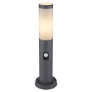Globo 3158AS Außenleuchte mit Bewegungssensor Boston 1x60W | E27 | IP44 - Anthrazit