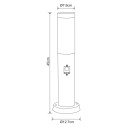 Globo 3158AS Außenleuchte mit Bewegungssensor Boston 1x60W | E27 | IP44 - Anthrazit