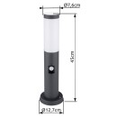 Globo 3158AS Außenleuchte mit Bewegungssensor Boston 1x60W | E27 | IP44 - Anthrazit