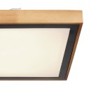 Globo 41764-24Q LED-Deckenleuchte Bruno 1x24W | 1020lm | 3000-4500-6000K - opal, schwarz, braun