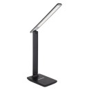 Globo 58400S LED-Tischleuchte Bulla 1x6W | 350lm | 3000-4500-6000K - dimmbar, USB, Touch-Schalter, schwarz