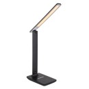Globo 58400S LED-Tischleuchte Bulla 1x6W | 350lm | 3000-4500-6000K - dimmbar, USB, Touch-Schalter, schwarz
