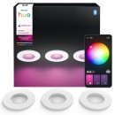 Philips Hue  8721103072900 LED Set von Einbauleuchten Xamento  | 4W GU10 | 350lm | 2000-6500K | rgb - farbig | Dimmer | weiß